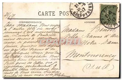 Biarritz (Côte Basque) — Efekt fal na Skale Niepokalanego Panny — BR-965 — Rewers
