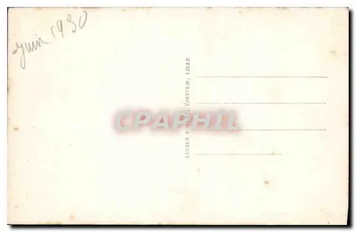 Roubaix - Pałac Miejski — wydawca Légen Pollet, Lille, nr 8 — Rewers