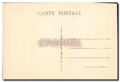 Chenonceaux — O Castelo — R. Dorange, Editor, Tours — Verso
