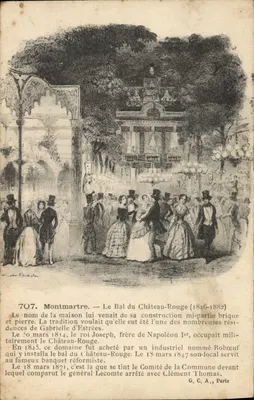 Montmartre — O Baile do Castelo Vermelho (1846-1882) — G. C. A., Paris