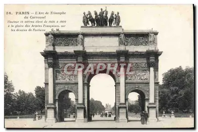 Paris — L'Arc de Triomphe du Carrousel — C.M. n°56