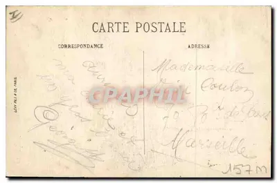 Stara pocztówka Dijon — Monumenet 30 października — Rewers