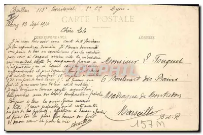 Dijon - Palácio de Justiça — editor desconhecido, n° 8 — Verso