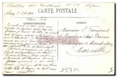 Dijon — O Portal do Palácio de Justiça — LL, n° 80 — Verso