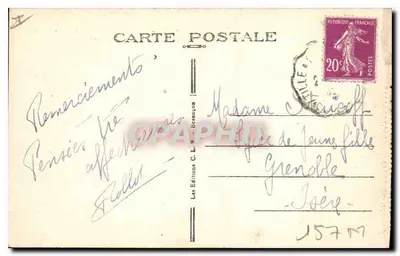 Dijon - Rond Point du Parc - Pomnik Zwycięstwa i Pamięci (1914-1918) — dzieło panów Drouot, Dampt, Bouchard, Gasq i Piron — Rewers