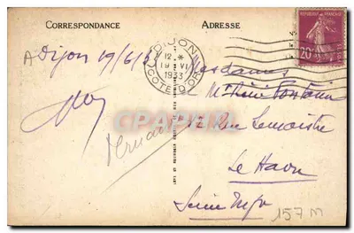 Dijon — Dom Ambasadorów — LL. — N°86 — Rewers