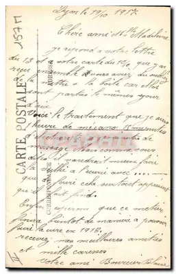 Dijon — Place Étienne-Dolet, anteriormente Saint-Bernard — LL. n°69 — Verso