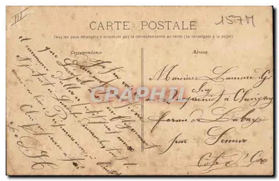 Dijon — L'Ouche nas Tanneries — Aubert édit., 10 r. Liberté Dijon — Verso