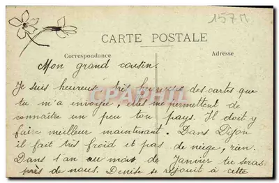 Dijon — Lycée de Jeunes Filles, Rue Condorcet — n° 16 — Rewers