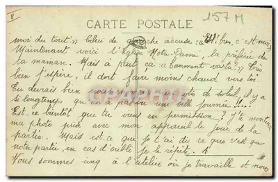 Dijon — Katedra Najświętszej Maryi Panny — Wydawca M. C. N° 336 — Rewers