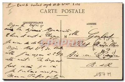 Dijon - Hotel de la Cloche — wydawca anonimowy, n° 525 — Rewers