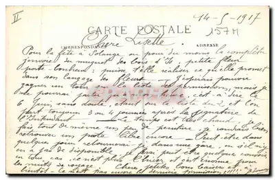 Dijon — Hotel Pocztowy i Rue du Château — wydawca nieznany, nr 63 — Rewers
