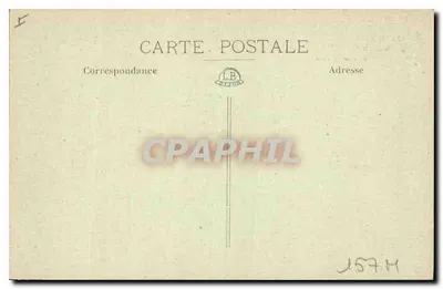 Dijon — Hotel Pocztowy — otwarty 24 października 1909, na dawnym zamku w Dijonie — Rewers