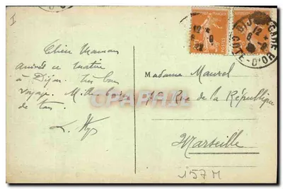 Dijon - Absyda Katedry Świętego Bénigne — L. V., wyd. nr 513 — Rewers