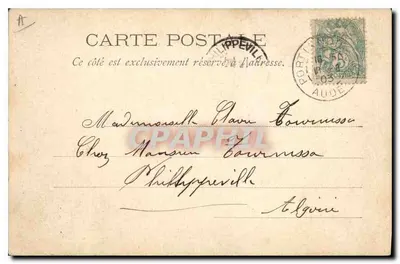 Marsella — Muelle de las Messageries Marítimas — editor desconocido, n.º 37 — Reverso