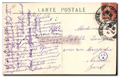 Marsiglia — Vista Generale dei Bassi della Joliette — Magnann Generale, Marsiglia, n°20 — Verso