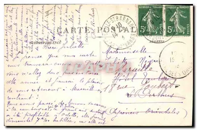 Marselha - Vista Geral da Joliette — Edição dos Érards, n°5 — Verso