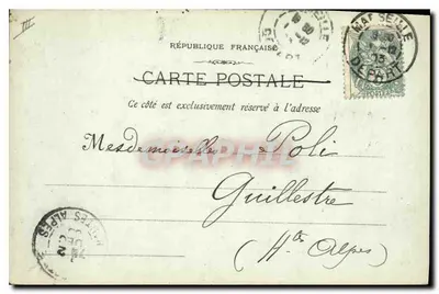 Marseille - 62 - De bassins van La Joliette — Fot. E. Labor, 19, rue Dohaneco — Achterkant