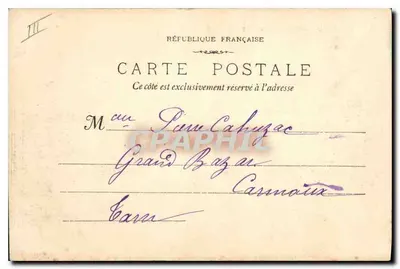 Marselha - Um Canto das Messageries Marítimas — Fototipia E. Lacour, 12 rue Toubaneau — Verso