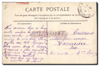 Marseille. A Catedral e o Porto da Joliette — V. & C. 65 — Verso