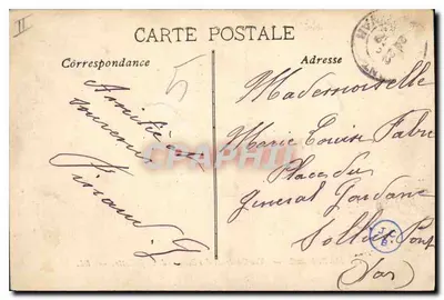 Marseille — Algemene uitzicht op de kades van Joliette — Uitgever EL. — Achterkant