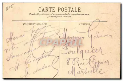 Marseille — Bassin e Quai de la Joliette — LL. — 78 — Verso