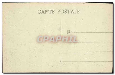 Marsella - Place de la Bourse — vista del edificio de la Bolsa y de la fuente, editor desconocido — Reverso