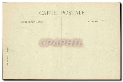 Paryż — Hotel de Ville — Imp. Le Deliet, Paryż — Rewers