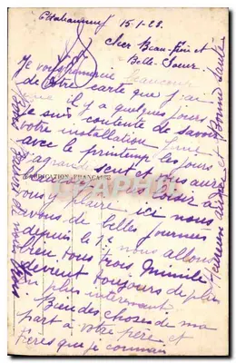 O pequeno Jeanot — Boa Ano — Editor Éthane, n° 605 — Verso