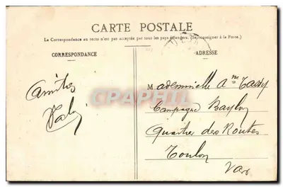 Bordeaux - Torre da Grande Campanha — Exposição 1906 — Coleção Gorce, fot.-édit., Talence (Gironde) — Verso