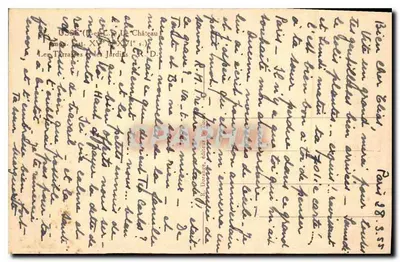 Zamek w Usse — Terrasy i ogród — R. Dorange wydawca — Rewers