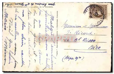 Montpellier — Place de la Comédie — Rella, n°2.029 — Rewers