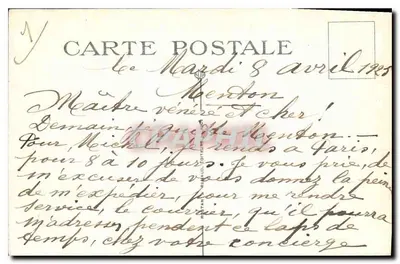 Menton — Stare Miasto i Bulwar Garavan — Wydawca nieznany, n° 30 — Rewers