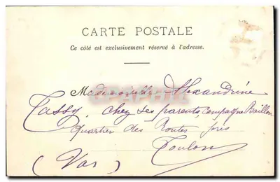 Palácio de Versalhes — A Galeria dos Espelhos — Fournier, edição Versalhes, n°8 — Verso