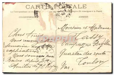 Marselha — Igreja de São Vicente de Paulo (Os Reformados) — E. Fous, imp. ed. Antibes — Verso