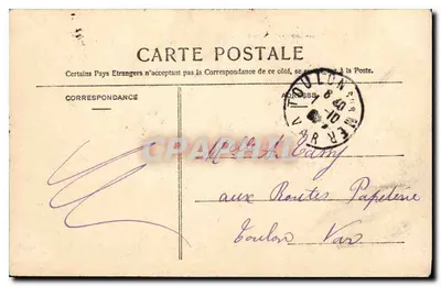 Marseille - Paleis van Justitie — beeld voorop — uitgever niet zichtbaar, n° 93 — Achterkant