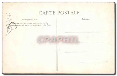 Morlaix — A Torre e o Calvário da Igreja de São Melaine — Coleção Victor Champier — Verso