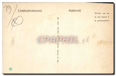 Morlaix — O Rio e o Castelo de Lannuguy — LL — Verso