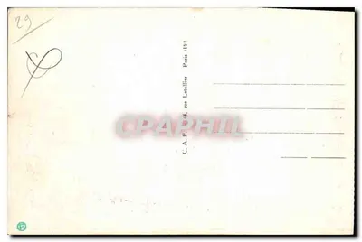 Morlaix — Oude huizen, plein des Halles — LL. 263 — Achterkant