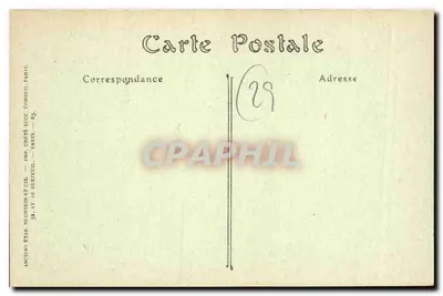 Castillo del Toro — Rada de Morlaix — Editor: Anciens Établissements Neurien et Cie, París — Reverso