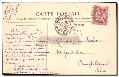 Morlaix — Het Viaduc — G.B. n°124 — Achterkant