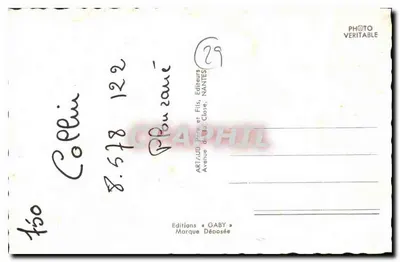 Morlaix — Widok ogółem, Most, Dom Królowej Anny, Katedra św. Melanii — ARTAUD Bracia i Synowie, Nantes — Rewers