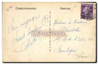 Morlaix — Widok z Roche w kierunku Sainte-Mélaine — LL — Rewers