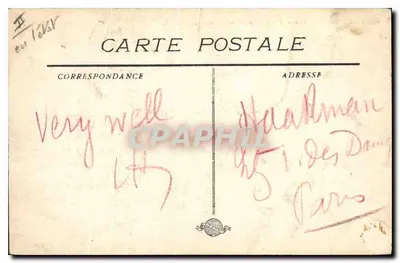 Marsiglia - Porto Vecchio. Traversata del Bâteau Mouche — Cartolina d'epocan°36 — Verso