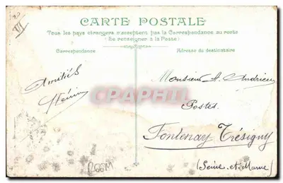 Marseille — le service du "Passage" dans le Vieux Port — éditeur non identifié, n° 57 — Verso