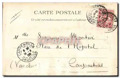 Marselha. F.R. 45. — O Velho Port (Les Accoules) — editor F.R. 45 — Verso