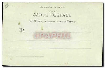 Marseille - De Zwemmers bij de Vlakke Steenen, Fort Saint-Jean — Fototipie Lacour, n°40 — Achterkant