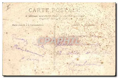 Marseille - Op de kade — Fototipie E. Lacour — n°49 — Achterkant