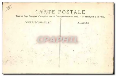 Marseille - Sur la Jetée — éditeur M. Lacour, n°49 — Verso