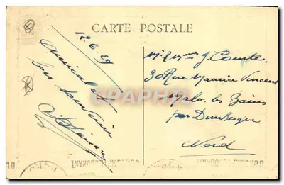 Marsiglia - Corriere in arrivo al Porto — editore non visibile, numero di serie non visibile — Verso